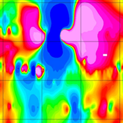 Magnetic Total Field Display
